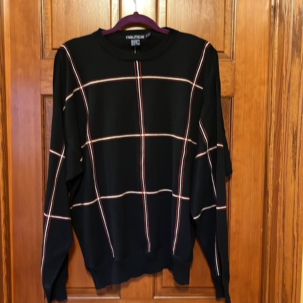 Mens Nautica cotton sweater size Large